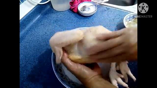 Steamed Chicken Hong Kong style with ginger dip. смотреть онлайн