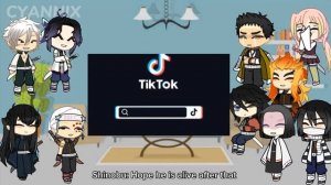 Past Hashira's React To Tanjiro Squad | Demon slayer | Gacha Club |