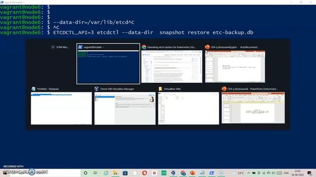 43 - CKA exam Q43 with Solution... Restore etcd database смотреть онлайн