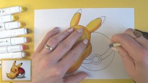 Как нарисовать Пикачу легко за 20 минут. Шаг за шагом