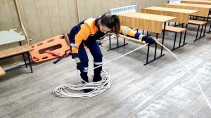 Как бухтовать веревку на ноги