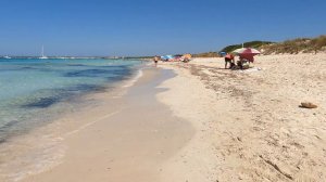 🇪🇦 Es TRENC | DREAM beach from MALLORCA island | july 2023 Spain | 4K Beach walk