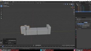 Blender 2.9 - Быстрое моделирование дивана