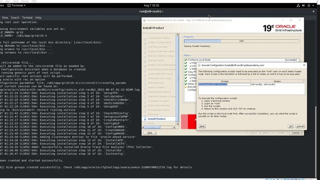 Oracle 19c RAC 2 Nodes Grid Infrastructure Installation on Oracle Linux 8.4 [Step-By-Step Process]