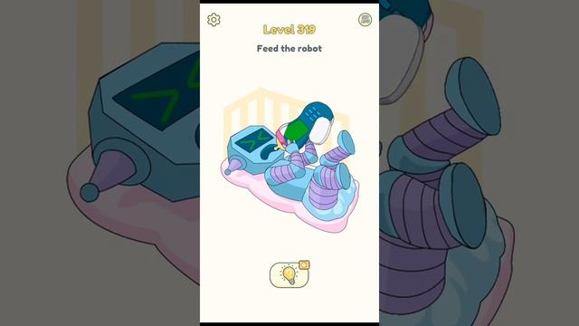 dop2 ? delete one part all level solution...#shorts...319..feed the robot#shorts#dop2#game смотреть онлайн