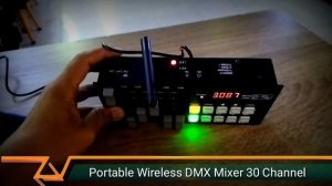 Portable Wireless DMX Mixer 30 Channel
