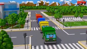 Монстр трак учит цвета. Мультики про машинки/Monster truck teaches colors. Cartoons about cars