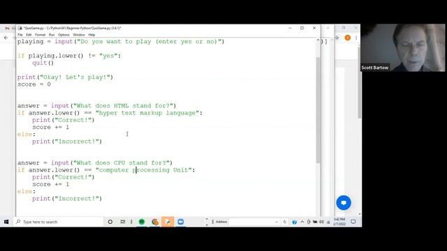 Beginner Python Games