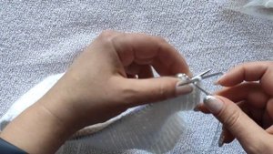 Шапка полой резинкой с отворотом