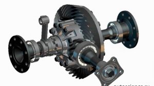 Главная передача и дифференциал с блокировкой