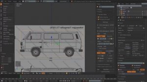 Blender Volkswagen T3 Model - Pt 03 - Blocking out the vehicle shape