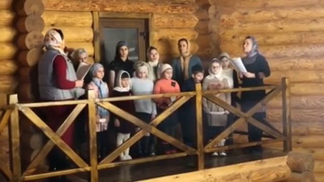 Пение воспитанников воскресной школы на престольном празднике (25.12.22) - 2ч. смотреть онлайн