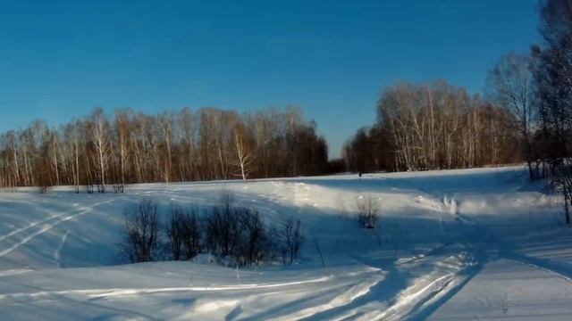 Прогулка на снегоходе. 3 видео смотреть онлайн