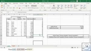 Excel Speedrun – 6 | Important Excel Formulas (Sum, Rank, If / or, Today).