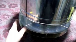 Дефлектор - искрогаситель  с двумя юбками сталь AISI 304.