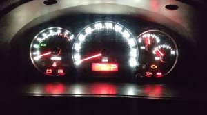 Пересвет приборки Лачетти универсал  и всего салона