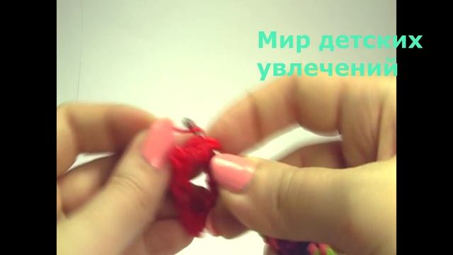 Rainbow Loom Charms / Платье для куклы / Плетение из резинок / Платье из резинок
