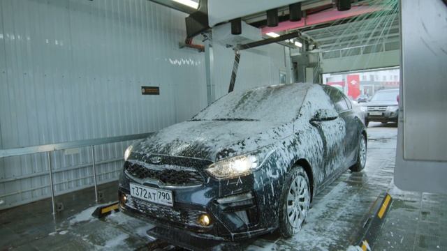 ??Новая роботизированная автомойка без щеток в Котельниках. Бесконтактная мойка на заправке BP??