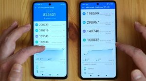 POCO X4GT vs Xiaomi 11T Pro Antutu Test, Performance Mode Battle!