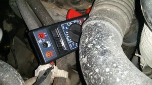 Замет потребления тока свечeй накала на Ford Transit
