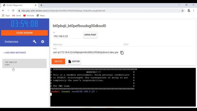 Docker quick Lab: Play With Docker (PWD) смотреть онлайн