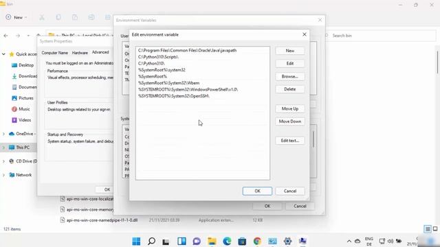 How to Set Environment Variables in Windows 11