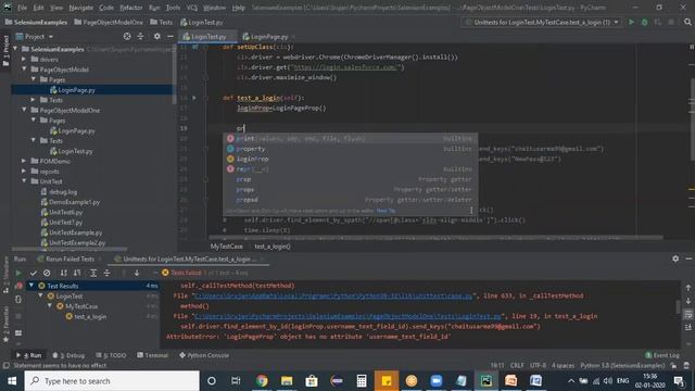 Page Object Model with example || Selenium Python for Beginners