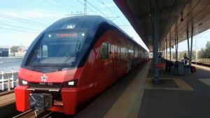 ЭП2Д-0094 ЦППК Перекраска Наше Подмосковье и ЭШ2-023 Аэроэкспресс На станции Окружная