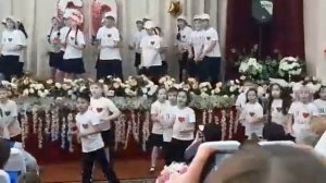 Флешмоб юбилей школы