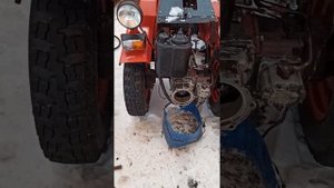 Замена двигателя в МТЗ 082.