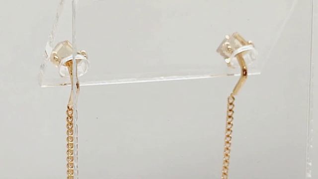 Серьги протяжки кристалл Премиум золотая тень смотреть онлайн