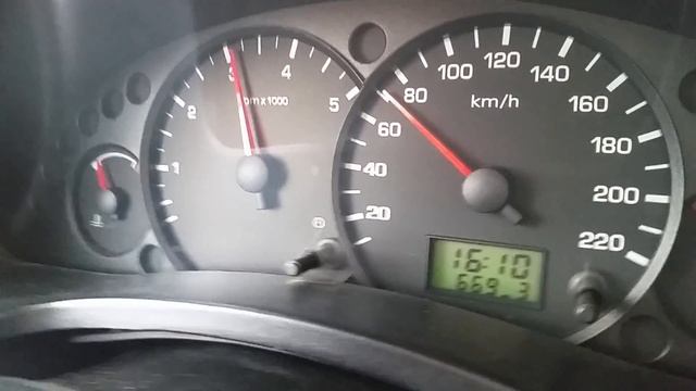 Ford connect(2006) 90 ps 0-100 kmh (kış lastikli) смотреть онлайн