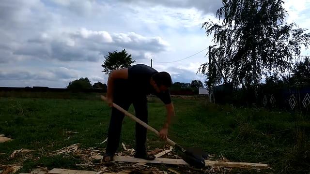 Снятие коры с необрезной доски. смотреть онлайн