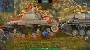 World of Tanks Blitz mobile - SedGameplay (iOS, Android) the american tank M3 Stuart