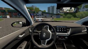 City Car Driving езда на Hyundai Solaris 2 1.6i+музыка