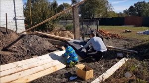 Делаем пристройку к маленькому дому! Этапы возведения фундамента