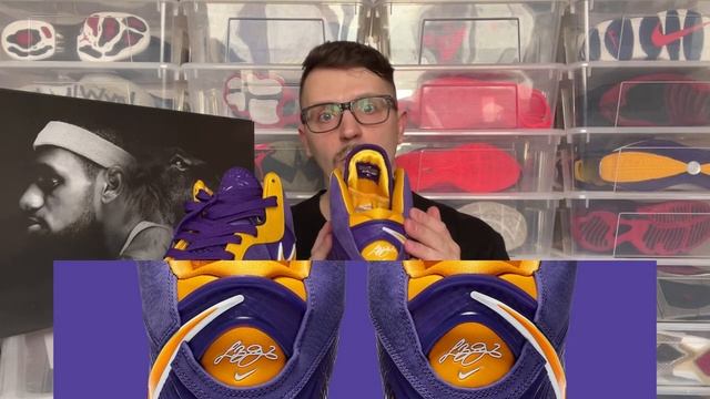 Обзор кроссовок №23: Nike LeBron VIII V2 "Lakers"