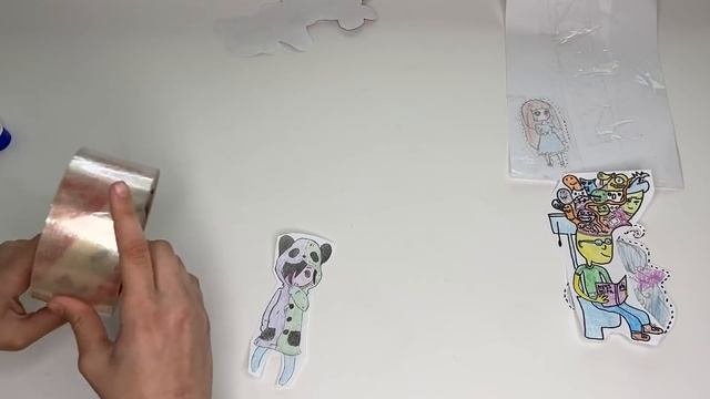 ?ДЕЛАЮ НАКЛЕЙКИ СВОИМИ РУКАМИ ДВУМЯ СПОСОБАМИ? /Miss Mira/Наклейки из бумаги/стикеры❤️