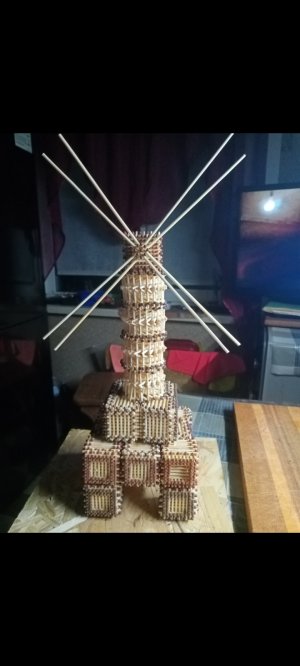 ПОДЕЛКИ ИЗ СПИЧЕК. МЕЛЬНИЦА