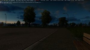 ETS 2 game world relaxing live pictures (camera view) - Отдых на заправке Euro Truck Simulator 2