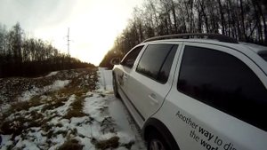 Skoda Octavia Scout at proving ground (off road)