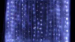 Гирлянда штора 3х3 светодиодные Гирлянды дождик на шторы занавесы на окно новогодняя как водопад 3х