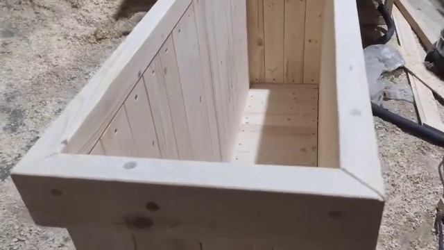 кашпо для цветов из дерева