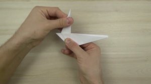 Динозавр ТИРАННОЗАВР из бумаги А4 - оригами без клея и без ножниц