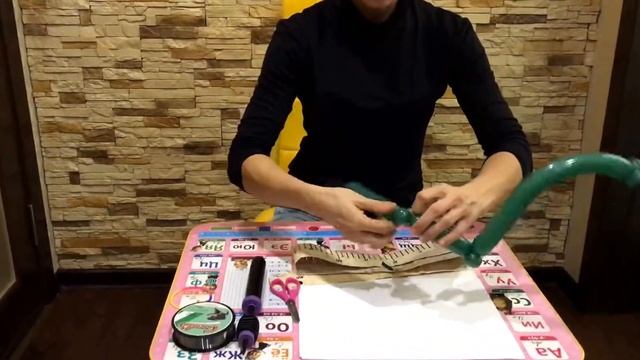 Как сделать цифру 2 из шарика ШДМ/figure 2 of the ball смотреть онлайн