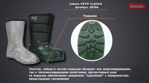 Зимние сапоги DEMAR YETTI CLASSIC (зелёные) (3870A)