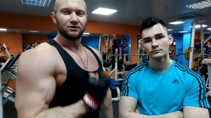 Дрищи на массе №10 Мой набор массы  Мощная тренировка дельт с Владом