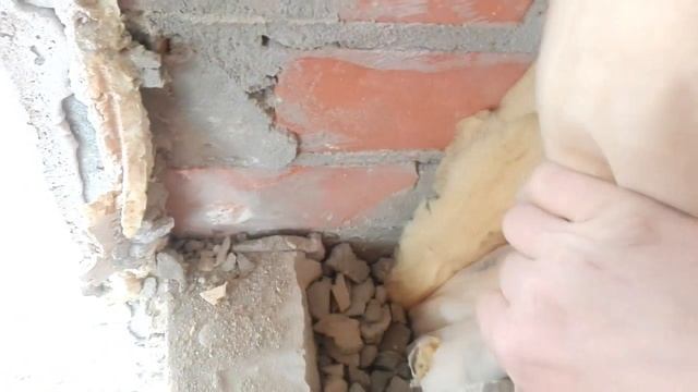 Так выглядит несущая стена в ЭЛИТНОМ доме. Это что-то))) Пирог кирпичной стены.
