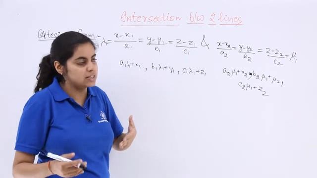 Class 12th – Algorithm for Intersection of 2 Lines | Three Dimensional Geometry | Tutorials Point