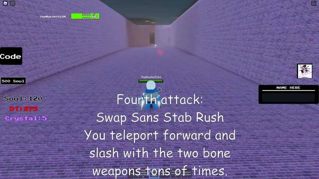 Underverse Swap Sans - Showcase - 2700 SOUL - Undertale Ultimate Timeline смотреть онлайн